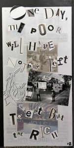 November 7, 2011 One day, the poor will have nothing left to eat but the rich.